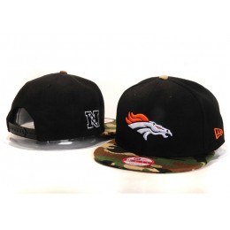 Denver Broncos Black Snapback Hat YS 1 Snapback
