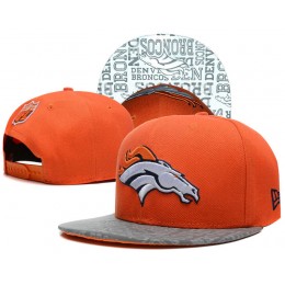 Denver Broncos 2014 Draft Reflective Orange Snapback Hat SD 0613 Snapback