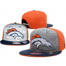 Denver Broncos 2014 Draft Reflective Snapback Hat SD 0613 Snapback