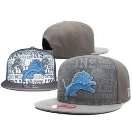 Detroit Lions 2014 Draft Reflective Grey Snapback Hat SD 0701 Snapback