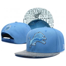 Detroit Lions 2014 Draft Reflective Blue Snapback Hat SD 0613 Snapback