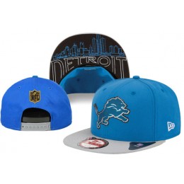 Detroit Lions Snapback Blue Hat XDF 0620 Snapback