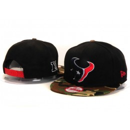 Houston Texans Black Snapback Hat YS Snapback