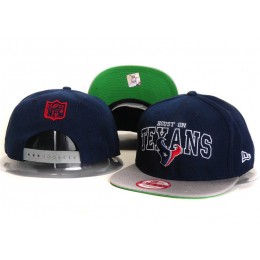 Houston Texans Blue Snapback Hat YS Snapback