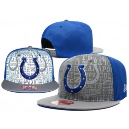 Indianapolis Colts 2014 Draft Reflective Snapback Hat SD 0613 Snapback