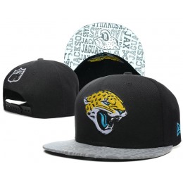 Jacksonville Jaguars 2014 Draft Reflective Black Snapback Hat SD 0613 Snapback