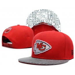 Kansas City Chiefs 2014 Draft Reflective Red Snapback Hat SD 0613 Snapback