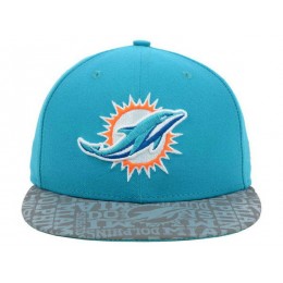 Miami Dolphins Green Snapback Hat XDF 0528 Snapback