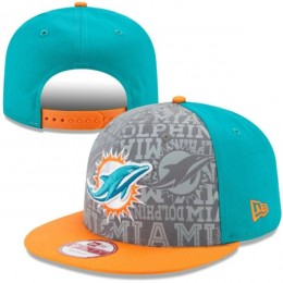 Miami Dolphins Snapback Hat XDF 0528 Snapback