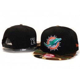 Miami Dolphins Black Snapback Hat YS Snapback