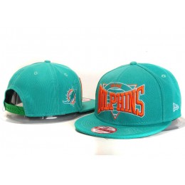 Miami Dolphins Green Snapback Hat YS Snapback