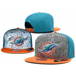 Miami Dolphins 2014 Draft Reflective Snapback Hat SD 0613 Snapback