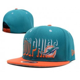 Miami Dolphins Snapback Hat SD 1s06 Snapback