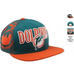 Miami Dolphins NFL Snapback Hat 60D4 Snapback