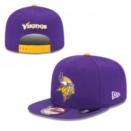 Minnesota Vikings Snapback Purple Hat 1 XDF 0620 Snapback