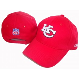 Kansas City Chiefs Red Peaked Cap DF1 0512 Snapback