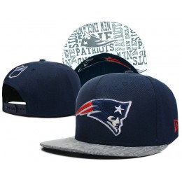 New England Patriots 2014 Draft Reflective Blue Snapback Hat SD 0613 Snapback