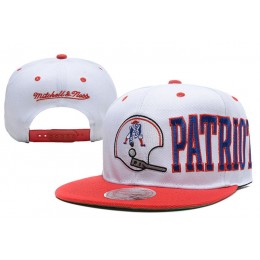 New England Patriots Snapback White Hat LX 0620 Snapback