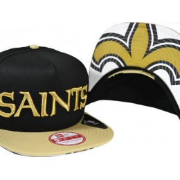 New Orleans Saints Black Snapback Hat XDF 0721 Snapback