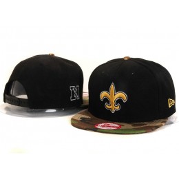New Orleans Saints Black Snapback Hat YS 2 Snapback