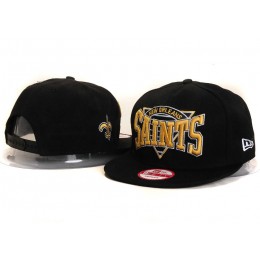 New Orleans Saints Black Snapback Hat YS Snapback