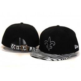 New Orleans Saints Black Snapback Hat YS 4 Snapback