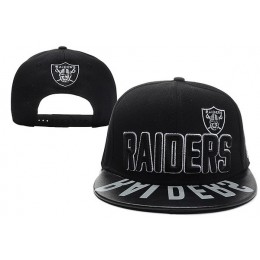 Oakland Raiders Black Snapback Hat XDF 0512 Snapback