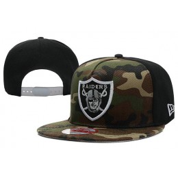 Oakland Raiders Camo Snapback Hat XDF Snapback
