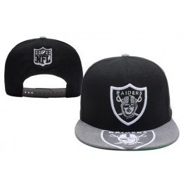 Oakland Raiders Black Snapback Hat XDF 1 0528 Snapback
