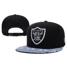 Oakland Raiders Black Snapback Hat XDF 2 0528 Snapback