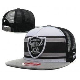 Oakland Raiders Mesh Snapback Hat SD 0701 Snapback