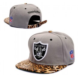 Oakland Raiders Grey Snapback Hat GF Snapback