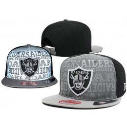 Oakland Raiders 2014 Draft Reflective Snapback Hat SD 0613 Snapback