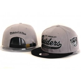 Oakland Raiders Grey Snapback Hat YS Snapback