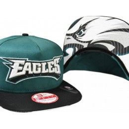 Philadelphia Eagles Green Snapback Hat XDF 0721 Snapback