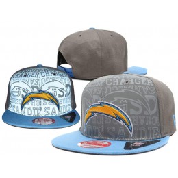San Diego Chargers Reflective Snapback Hat SD 0721 Snapback