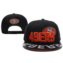 San Francisco 49ers Black Snapback Hat XDF 0512 Snapback