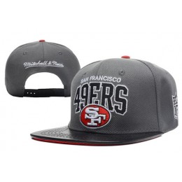 San Francisco 49ers Grey Snapback Hat XDF 0512 Snapback