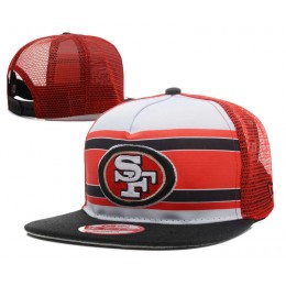 San Francisco 49ers Mesh Snapback Hat SD 0701 Snapback