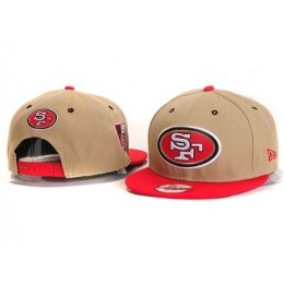 San Francisco 49ers New Type Snapback Hat YS 6R22 Snapback
