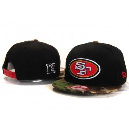 San Francisco 49ers Black Snapback Hat YS Snapback