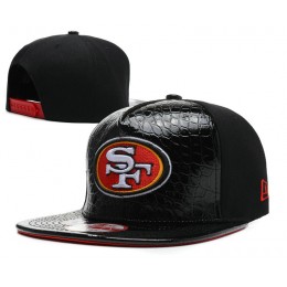 San Francisco 49ers Black Snapback Hat SD Snapback