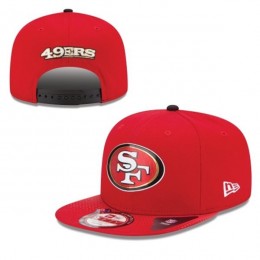 San Francisco 49ers Snapback Red Hat 1 XDF 0620 Snapback