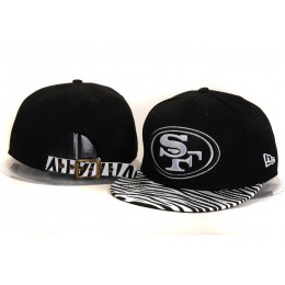 San Francisco 49ers Black Snapback Hat YS 1 Snapback