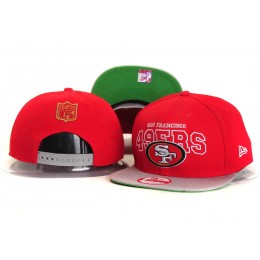 San Francisco 49ers Red Snapback Hat YS Snapback