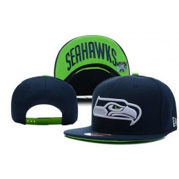 Seattle Seahawks Blue Snapback Hat LX 0512 Snapback