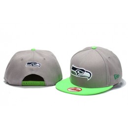 Seattle Seahawks Grey Snapback Hat YS Snapback