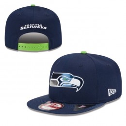 Seattle Seahawks Snapback Navy Hat 1 XDF 0620 Snapback