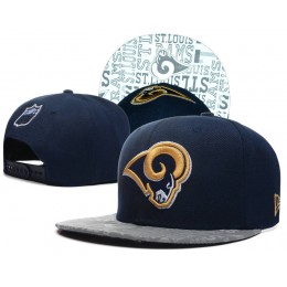 St. Louis Rams 2014 Draft Reflective Blue Snapback Hat SD 0613 Snapback