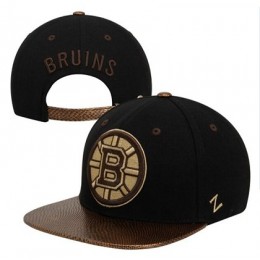 Boston Bruins Hat 60D 150229 06 Snapback